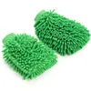 Dubbelzijdig Auto Washandschoenen Motorfiets Auto Cleaning Mitt Glove Apparatuur Home Duster Kleurrijke Autorreinigingsgereedschap WCW795