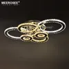 Modern Chandeliers Indoor Lighting Fixture Stainless steel Crystal Ceiling Lamps for Living Bedroom Diamond Ring LED Lustres Lamparas de techo