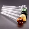 5 Inch Pyrex Colorful Skull Glass Oil Burner Pipe Great Tube Nail