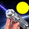 Super Krachtige Militaire 500000 m 450nm Mw Blauwe laser pointer Laser zicht LED Licht Zaklamp Lazer Zaklamp Hunting8238304