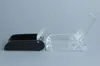 Ny transparent akrylkristall skrivbordsutrustning cigarettväska Bärbar skyddskal Lyxig dekoration Preroll Tobacco Rökhållare
