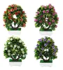 45 # fiori artificiali falso pentola verde giglio bonsai simulazione fiore miniascape ornamenti per la decorazione domestica Hotel giardino arredamento