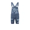 Moda męska Dziura Dżinsy Dżinsy Spodenki Summer Streetwear Zakłopotany Denim Bib Kombinezony dla Man Suspender Spodnie