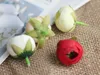 20st / lot camellia konstgjorda blomma huvuden konstgjord te ros blomma för hem bröllop dekoration diy scrapbooking falska blommor