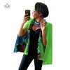 2019 Vår African Womens Kläder Dashikis African Kläder för kvinnor Blazer Wax Plus Size Dashiki Kvinnor Toppar Stor storlek WY838