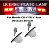 Номерная пластинка Светодиодная лампа для Honda CR-V FR-V Jazz Odyssey Stream Белый цвет Светодиодный свет Авто Аксессуары для Honda