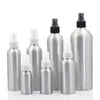 Aluminiowa butelka rozpylacza 30ml-500ml mgła spray Butelki bezpłatne puste metalowe butelki perfum do pakowania kosmetyczne butelek GGA3467-3