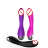 Vibromasseur en silicone à tête de flexion de fréquence vibrante pour stimuler le massage G-Spot Clitoris Masturbateur féminin Sex Toys