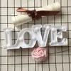 Veilleuses en forme d'amour LED lampes murales romantiques décoration de fête de mariage blanc chaud lampe de Table chambre jouets