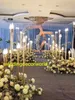 Arco mandap per l'illuminazione di matrimoni di nuovo stile per decorazioni di nozze. matrimonio in stile indiano oro mandap in vendita decor1083