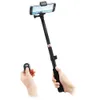 Mini 360 Roterande stativ Justerbart stativmontering med trådlös Bluetooth Selfie Stick Remote Shutter Holder för telefon / digitalkamera 5.5 i