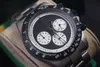 Designer Watch 42mm en édition limitée personnalisation privée Bamford VK Movement Quartz Mens Watch Sweep Chronograph Fonction Black P8621538