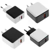 QC 3.0 Fast Wall Charger USB Travel Power Adapter US EU-kontakt iPhone laddare till iPhone X Samsung S10 S9