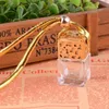 New portable 6ML mini glass bottle perfume bottle 4 color thick glass bottle ESSENTIAL OIL bottlecar pendant home decoration T2I5077