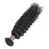 Ishow Peruwiańscy ludzkie wiązki do włosów z zamknięciem Kup 3 zgromadzić Darmowa głęboka luźna fala Yaki Indian Proste Kinky Curly Ciało dla kobiet 8-28inch Jet Black