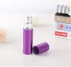 Dolum Şişesi Siyah renk 5 ml Mini Taşınabilir Doldurulabilir Parfüm Atomizer Sprey Şişeleri Boş Şişeler Kozmetik Kapları Şişeleri