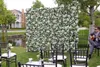40 * 60 cm Hi-Q人工花壁パネルミラノターフパーティーDIYの結婚式の背景の背景の装飾ローズハイドラアジサイ牡丹10個/ロト