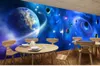 Carta da parati 3D HD universo stellato TV per interni Sfondo Decorazione murale Carta da parati