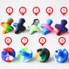 Silicone Carb Cap Dia 30mm Pour Quartz Banger Nails Fumer Accessoires Couleurs Mixtes Silicone De Qualité Alimentaire