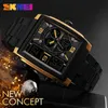 SKMEI hommes montres de mode compte à rebours chronographe alarme montre de sport Watwrproof EL lumière montres numériques Relogio Masculino289V