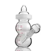 Wasserpfeifen Babyflasche Minibong Bohrinseln Wasserpfeifengläser Wasserpfeifen Dab Rigs mit 14mm Schliff