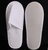 Hot Koop-Nieuwe 50 pairs eenmalige slippers wegwerp schoen thuis witte sandalen hotel babouche reizen schoenen gratis verzending #11