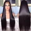 2021 Försäljning Spets Front Human Hair Wigs Gratis Part Brasiliansk Rak Med Baby För Black Women
