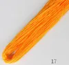 10 stks / partij 1.5mm Multicolor Kralen Polyester Koord Kralen Armband Gevlochten Touw Hoed Pop Bag Schoenen Cup Cover Kussen DIY Crochet Garen