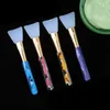 Makeup Brush 4 Color Silicone Facial Face Mask Mud Mixing Skin Care Beauty Make up Brushes Foundation Tools Epacket