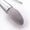 8pcs elegant silver handle makeup brush set gray hair foundation eyeshadow cosmetic Make Up brush set kit flame brush Beauty Tools5191265