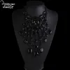 Dvacaman Brand 2017 Black Big Chokers For Women Boho Party Maxi Statement Necklace Collar Jewelry Gift Femme Bijoux L80 J312a