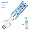 Newest 60W UV Germicidal Lamp Led UVC Disinfection Light Bulb E27 7200LM Ozone Free with Remote Control Timer 30 min 1 Hour