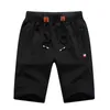 Bomull Shorts Män Sommarstrand Korta manliga Casual Shorts Mens Solid Boardshorts Högkvalitativa Elastiska Fashion Short Men S-5XL 1012