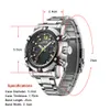 Weide Men Automatic Digital Electronic Watch LCD Camping Watchs LED Quartz Wristwatch Innewless Steel Sport Orologio horloge WH52051373751