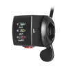 BIKIGHT 48V Thumb acelerador Assembléia Controle de Velocidade LED DisplayPlease permitir erro 1-5mm devido à medição manual.