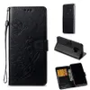 Butterfly Embossed Magnetyczny Flip Portfel Karty Uchwyt Slot Wstrząsy PU Leather Stand Telefon Case Pokrywa dla Apple iPhone 5 6/6s 7 8 plus x xs