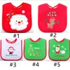 Baby Bib Baby Kerstmis Bib Geborduurde Waterdichte Bib Handdoek / Baby en Kinderen Saliva Handdoek Baby Bibs