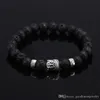 Mens Armbanden Luxe Sieraden Kraal Natuursteen Sieraden Goedkope Anchor Beaded Buddha Armbanden voor Mannen Vrouwen Boeddha Lava Chakra Leuke Armband