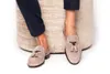 Freies Verschiffen 2019 Luxuxmannveloursleder Müßiggänger-Ebenenflechtenquasten kleiden runde Zehen Schuhe Beleg-Auf Sapato Feminino männliche Heimkehr 39-46 an