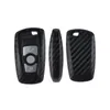 Car Key Case Carbon Fiber Style Key Bag Key Sleeve Cover Trim Car Organizer For BMW 3 5 Series F30 F10 F18 Auto Accessories