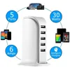 5 Ports USB Charger 5V6A High Speed Phone Chargers Wall Adapter Charging for Smartphone Charge Socket US Plug