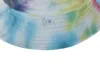 Floral Universal Outdoor Travel Sun beach hat 2020 new Summer Tie-dyeing Bucket Hat Fisherman cap women Men Gift wide brim Beach Cap