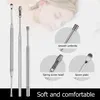 Ear Care Supply 7pcs/set Wax Pickers Cleaner Stainless Steel Earpick Remover Curette Pick Spoon Epiwax