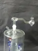 Transparenta Pot Bongs Oil Burner Pipes Water Pipes Glass Rigs Rökning