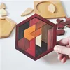 Spedizione gratuita Numero intelligente Jigsaw imposizione Bambù di legno per bambini Giocattoli educativi per tutte le età