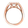 MINA BEAR 19, новое сверкающее кольцо DANCE ROUND, потрясающее кольцо из розового золота для мамы-девочки, романтический модный подарок, роскошные ювелирные изделия 54799341030481