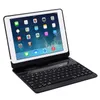 Ultra tunn färgstark bakgrundsbelysning Aluminium Flip Fullständigt skydd Skydd Auto Sova Wake Rotating Bluetooth Keyboard Case till iPad Pro 9.7 Air 2