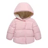 Bebek Kız Giyim Yıldız Baskılı Kız Kapşonlu Palto Bebek Pamuk ceketler Çocuk Dış Giyim Bebek Giyim 4 Renkler ısıtın DW4660