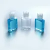 15ml Mini disinfettante bottiglia di plastica PET avente forma quadrata tappo flip top per Make-up lozione disinfettante liquido