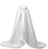 Chute hiver fourrure hiver manteau wraps vestes avec chapeau bon marché 2018 wraps de mariée chaud chaud long queue de mariage cache boléro